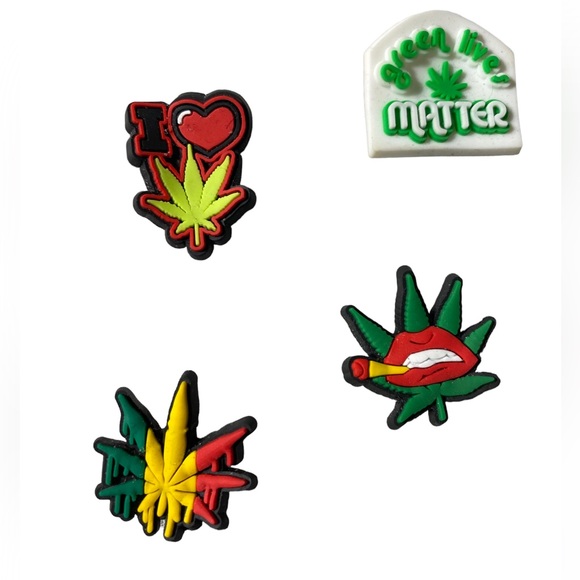 7 pcs weed smoke fun croc charms - Picture 5 of 5